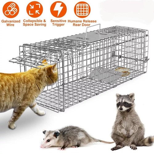Profi-Marderfalle Lebendfalle Waschbärfalle Fuchs Katzen Kaninchen Ratten-Falle - Bild 6 von 12