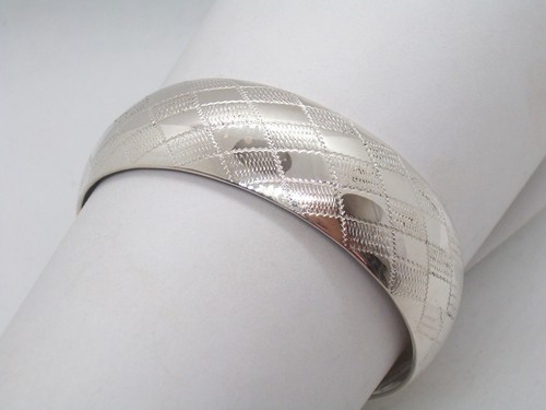 Bracelet Silver 925 - Bracelet To Slave - Gloss- Hand Engraved