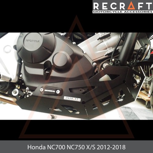 Placa antideslizante protector de motor Honda NC700 NC750 X/S 2012-2024 con deslizadores - Imagen 6 de 9