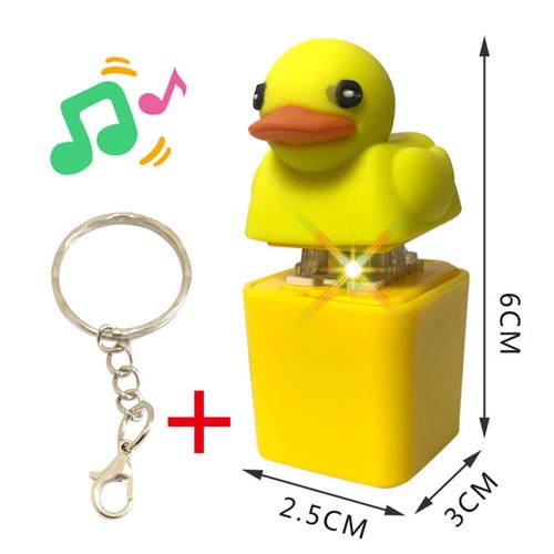 Cute Duck Fidget Toy Keychain Finger Clicker Toys Gifts for Adult and Kids - Bild 9 von 11