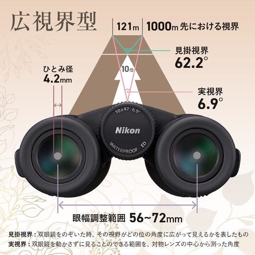 NIKON Monarch M7 10X42 Binoculars Roof Prism Fog-Free Waterproof BRAND NEW / BOX - Picture 3 of 9
