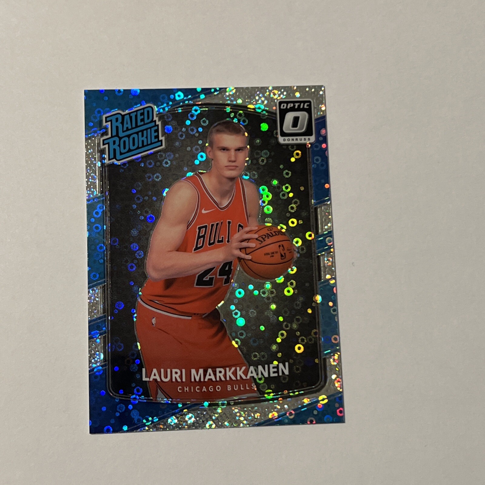 2017-18 Lauri Markkanen Donruss Optic Rookie Fast Break Disco Bulls Cavs Jazz AS