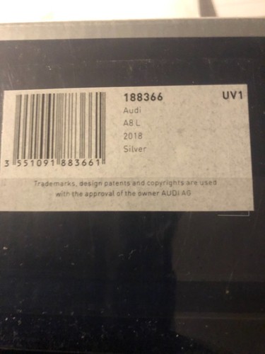 1:18 Audi A8 2018 Norev Silver Rare - Picture 8 of 8