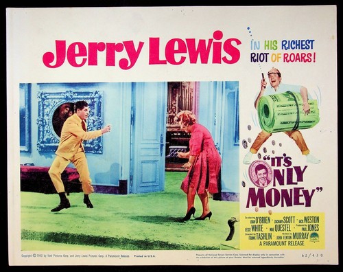 It's Only Money 1962 Original Lobby Card Set Jerry Lewis Comedy Mystery Movie - Bild 12 von 17