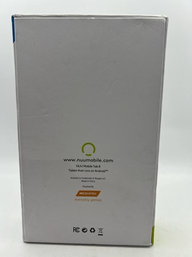 NUU Tab 8 Android Tablet 8" Display 32GB Quad Core Wi-Fi & Cellular Lock 4G - Picture 3 of 12