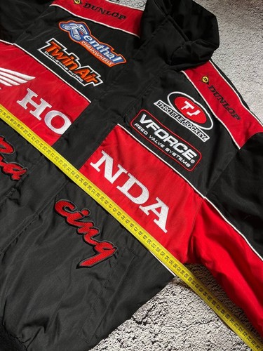 Honda Racing JH Design Black Red Puffer Jacket Size S - Picture 13 of 15