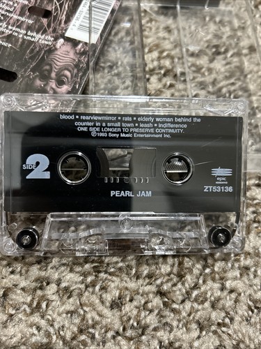 Vs. by Pearl Jam (Cassette, Oct-1993, Epic) Sony Music Good Conditions - Picture 15 of 24