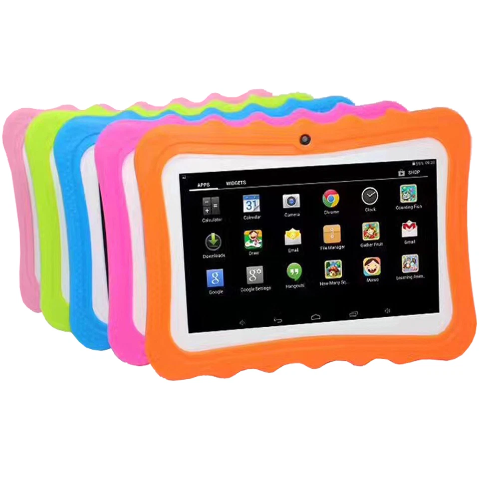 7" Quad Core Android Kids Tablet Wifi Camera Games iPad For Children Kids Gifts - Image 2 of 4