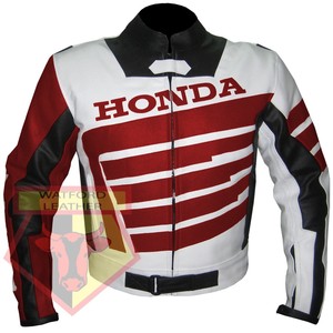 HONDA-9019-RED-MOTORBIKE-MOTORCYCLE-BIKERS-COWHIDE-LEATHER-ARMOURED-JACKET