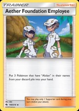 Pokemon Aether Foundation Employee (168/240) Lost Thunder LP