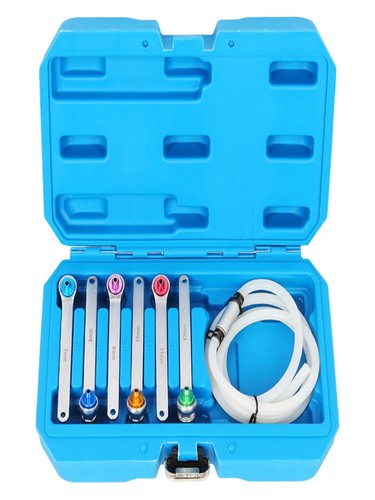 7-Piece Brake Wheel Cylinder Screw Drain Socket Wrench Brake System Vent Wrench - Picture 4 of 6