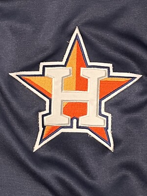 Houston Astros Full Zip-Up Polyester Jacket Stitches Brand