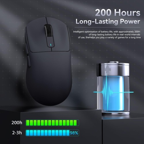 ATTACK SHARK X3 49g PixArt PAW3395 Gaming Sensor, BT/2.4G Wireless/Wired Mouse - Picture 22 of 107