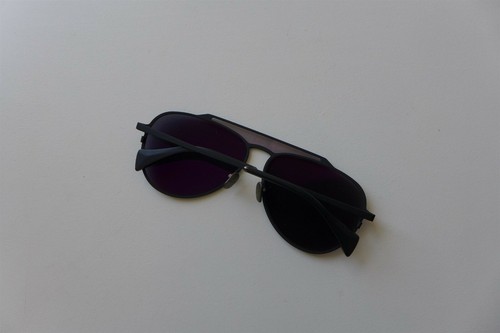 Gafas de sol Yohji Yamamoto YY7039 redondas Avlator en negro - totalmente nuevas, precio de venta sugerido por el fabricante £440 - Imagen 4 de 12