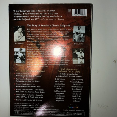 America's Classic Ballparks (DVD, 2009) - Imagen 2 de 3