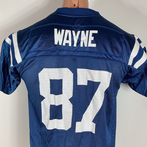 EXCELLENT Reggie Wayne Indianapolis Colts NFL Equipment Jersey Reebok Youth L - Picture 7 of 11