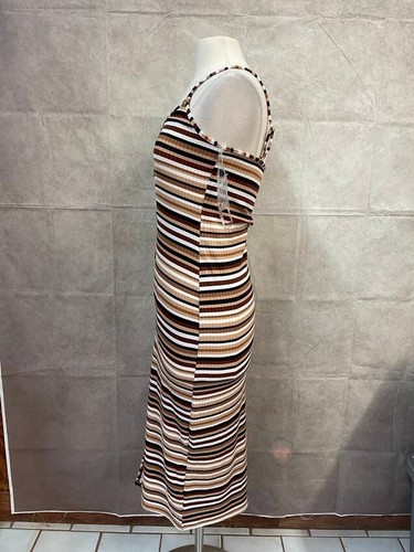 No Boundaries Women's Striped Multicolor Dress Sleeveless Size M (7-9) - Picture 2 of 5