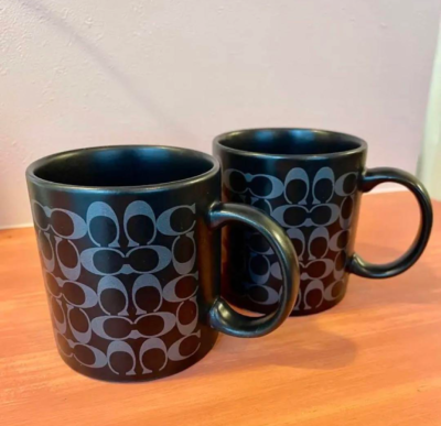 COACH Giants Collaboration 2017 Mug Pair VIP Novelty