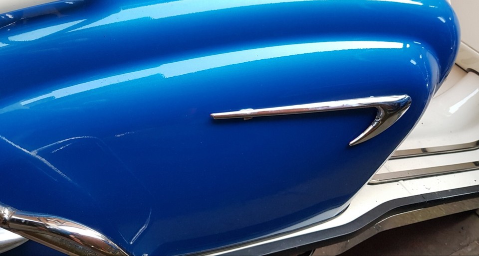 Royal alloy Scooter A Pair of Side panel Embellishers Lambretta