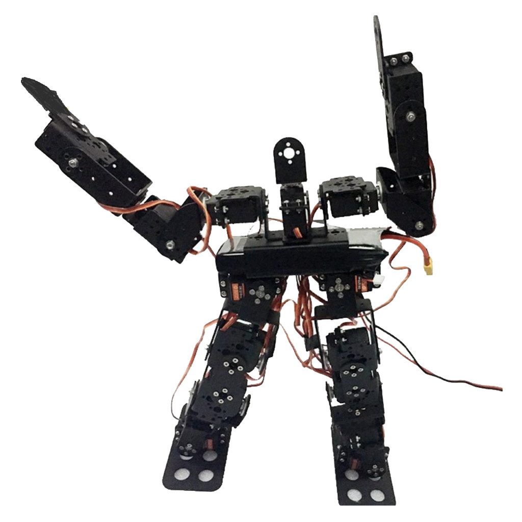 17-DOF Biped Humanoid Robot Kits with SR319 Digital Servos and Controller 17-DOF Biped Humanoid Robot Kits with SR319 Digital Servos and Controller