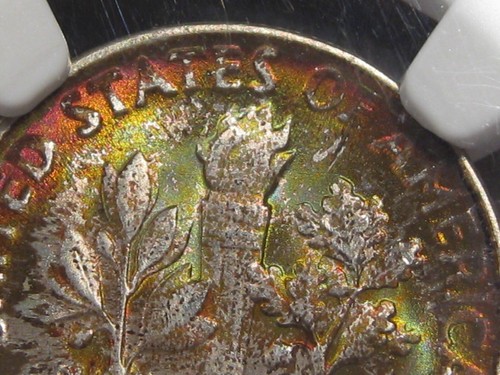 Gorgeous Rainbow Toned Gem BU 1952-S Silver Roosevelt Dime NGC MS68.  #11 - Picture 3 of 10