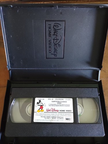 MINNI CARTOONS CLASSICI - VHS WALT DISNEY HOME VIDEO VK 4075 *RARISSIMA* - 第 4/4 張圖片
