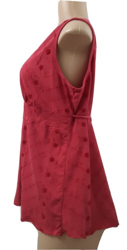 Unknown Factory Women's Pullover Maternity Tunic Top, Sleeveless, V Neck, Size L - Picture 2 of 6