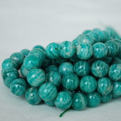 Teal Blue Amazonite Round Beads 4mm 6mm 8mm 10mm, 14