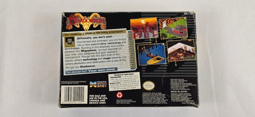Videogioco Super Nintendo SNES versione USA - Shadowrun... NTSC. - Foto 9 di 24
