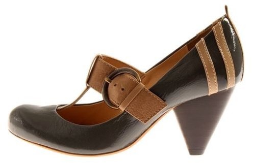 De T Piel Vagón Negocios Clarks Tacón Cuero steg Charol Zapatos Band 60qUxgw