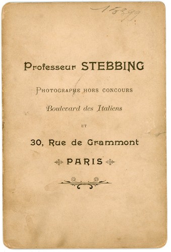 PHOTO CABINET Professeur STEBBING Paris, femme maillot ancien taille fine hanche - Picture 2 of 2