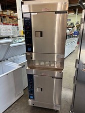 Double Stack Gas Steamer Ovens Stellar Steam Sirius 6 Pan Boiler-less #2997