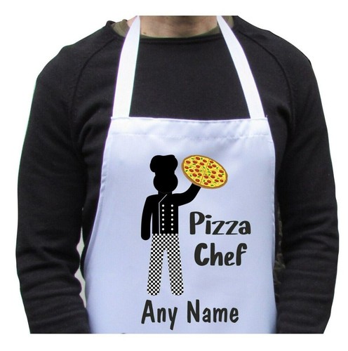 Personalised Apron Pizza Spinner Pizza Chef Adults Fun Kitchen Gift Christmas - Afbeelding 5 van 5