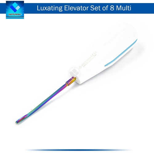 Set Of 8 Luxating Root Elevators Multi Oral Surgery Tooth Extracting Tools NEW - Picture 4 of 9