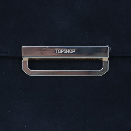 Topshop pochette borsetta donna piccola nera foderata in camoscio borsetta pochette - Foto 2 di 10