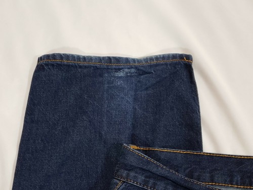 Gap Jeans sz 38x32 straight fit dark denim light weight mens - Picture 4 of 6