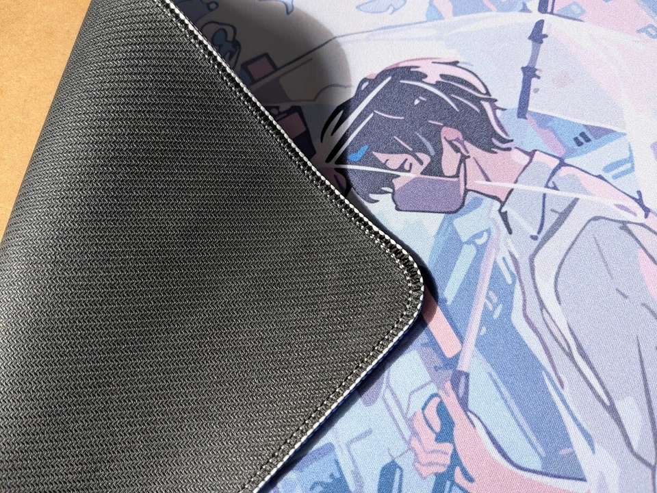 XL Gaming Mouse Pad Desk Mat 60x30cm – Pastel Anime Dream Street Fish – New B8 - Image 4 of 4