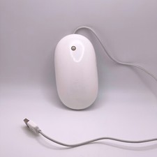 Genuine OEM Apple Mighty Mouse Wired USB White Model A1152 MA086LL/A