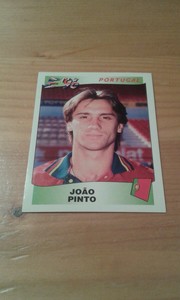 N°310 JOAO PINTO # PORTUGAL PANINI EURO 96 ORIGINAL 1996