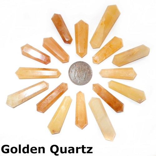 Natural Crystal DT Point Droplet Various Gemstones Handcrafted Vogel Wands - Picture 14 of 45