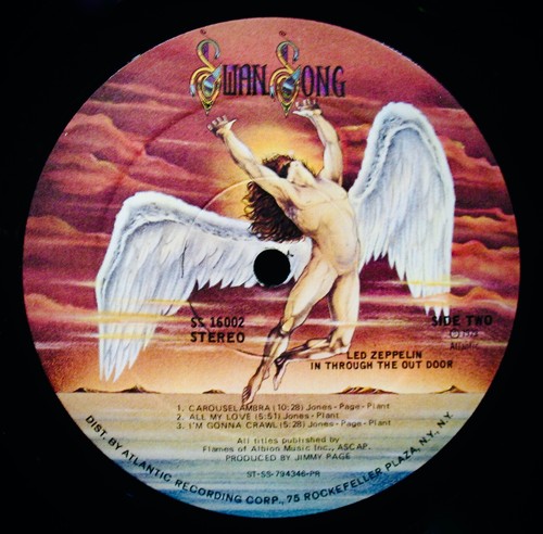 LED ZEPPELIN: IN THROUGH THE OUT DOOR - DJ / Promo Album~SWAN SONG #ST-16002 (F) - Imagen 5 de 7