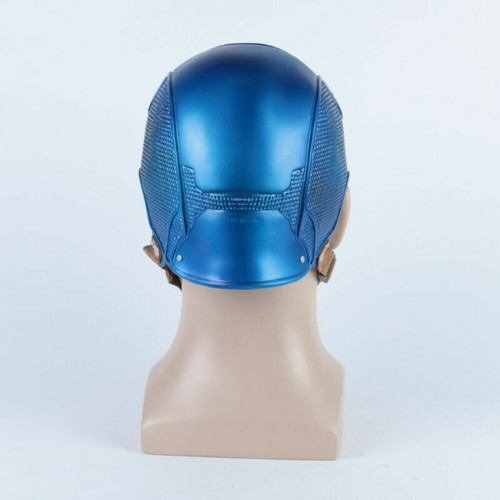 Cosplay Captain America Helmet Steve Rogers Superhero Mask Soft PVC - Picture 5 of 12