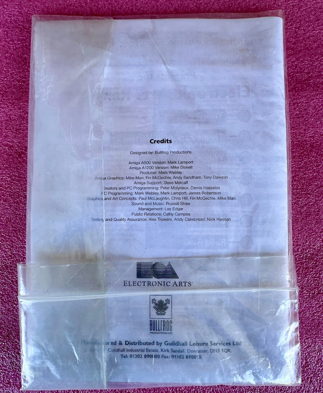 Additional photo for Unopened Commodore Amiga Theme Park Game – Rare Retro Classic