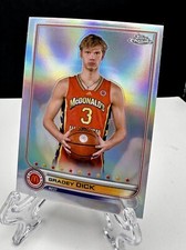 2021-22 Topps Chrome Mcdonalds All American Base Refractor #64 Gradey Dick