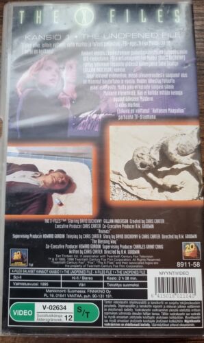 VHS The X Files Salaiset Kansiot Kansio 1: The Unopened File (1996) Neu & OVP - Picture 2 of 8