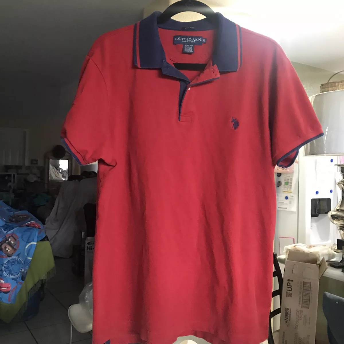 On foot I lost my way blend Men's US Polo Assn. Slim Fit Golf/Polo Shirt~Red~Size XL~ FREE SHIPPING | eBay On foot I lost my way blend Men's US Polo Assn. Slim Fit Golf/Polo Shirt~Red~Size XL~ FREE SHIPPING | eBay