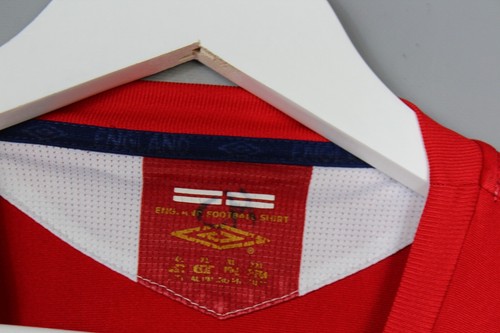 ENGLAND 2005/2006 AWAY FOOTBALL SHIRT SOCCER JERSEY UMBRO SIZE XL MEN ROONEY #9 - Picture 4 of 7