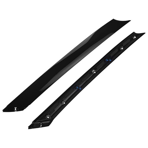 Fit For Hyundai Veloster 2012-2018 Glossy Black Windshield Pillar Moulding Trim - Picture 8 of 9