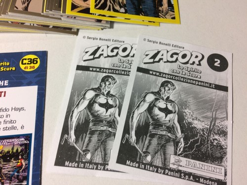 ZAGOR Panini 2016 -Set Completo 60 Figurine-stickers SPECIALI +Set 36 Cards (B8) - Bild 5 von 5