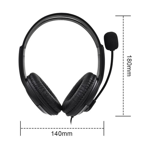 Stereo Gaming Headset für Playstation 4 Kopfhörer Mikrofon 3,5mm X-one PS4 PC - Bild 9 von 16
